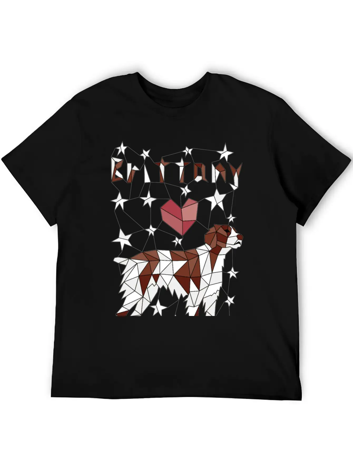 Geometric Brittney Unisex Casual T-Shirt – Clean Design For Daily Comfort