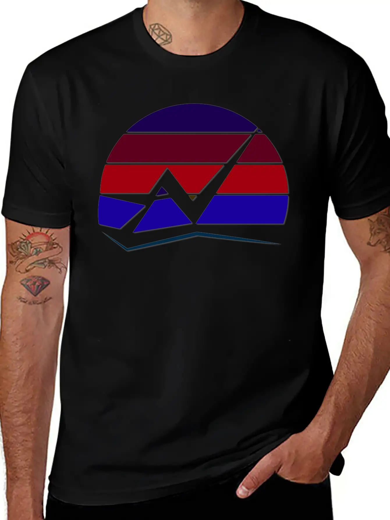 Geometric Inspiration Unisex Casual T-Shirt – Clean Design For Daily Comfort