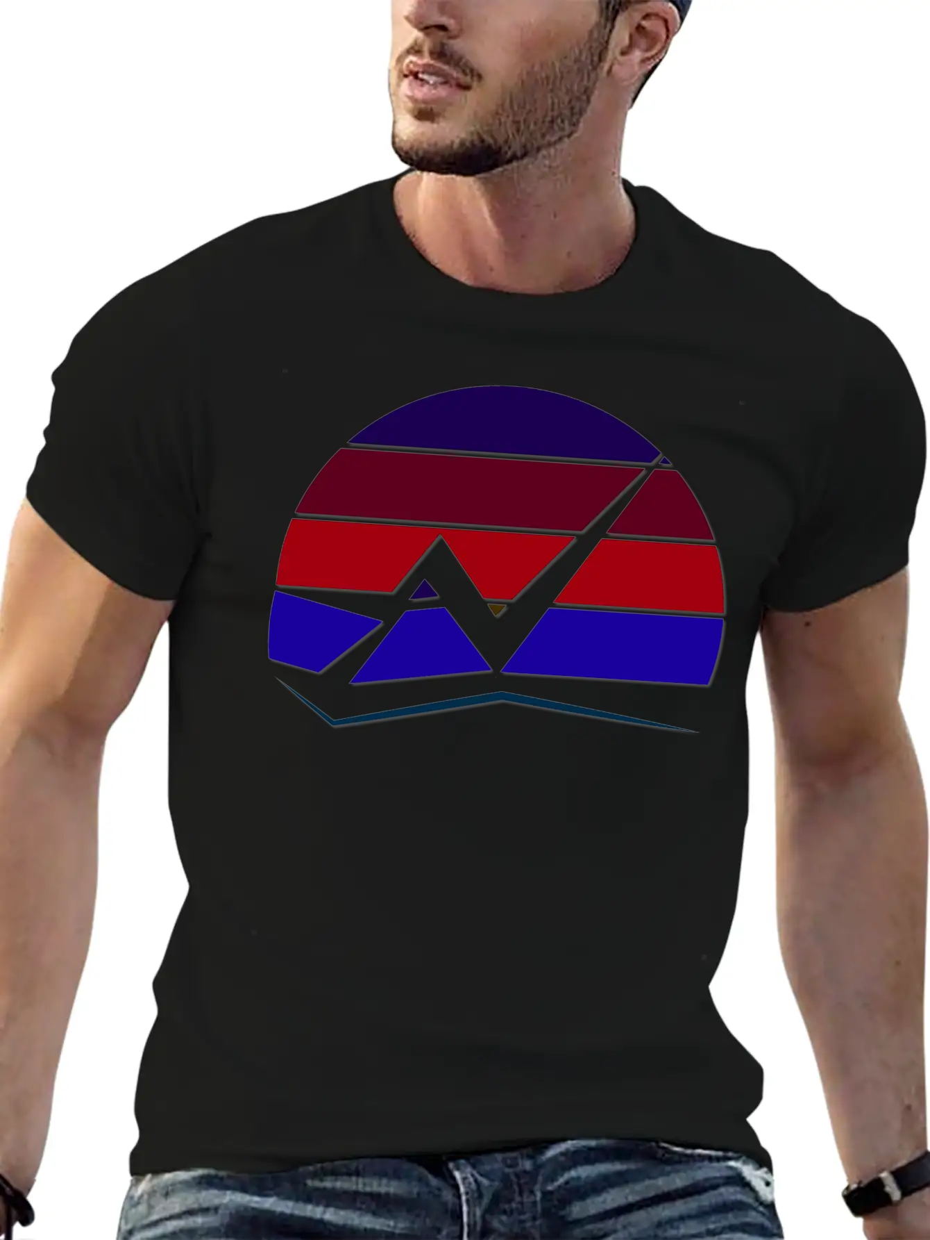Geometric Inspiration Unisex Casual T-Shirt – Clean Design For Daily Comfort