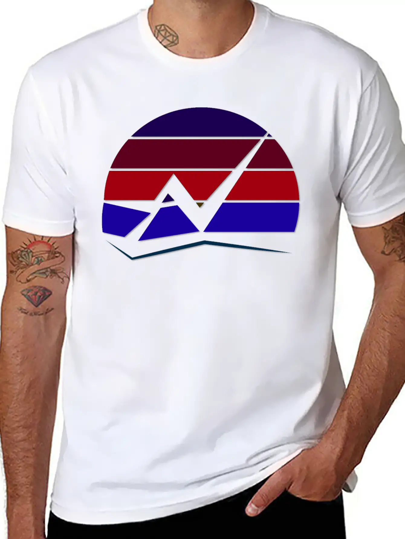 Geometric Inspiration Unisex Casual T-Shirt – Clean Design For Daily Comfort