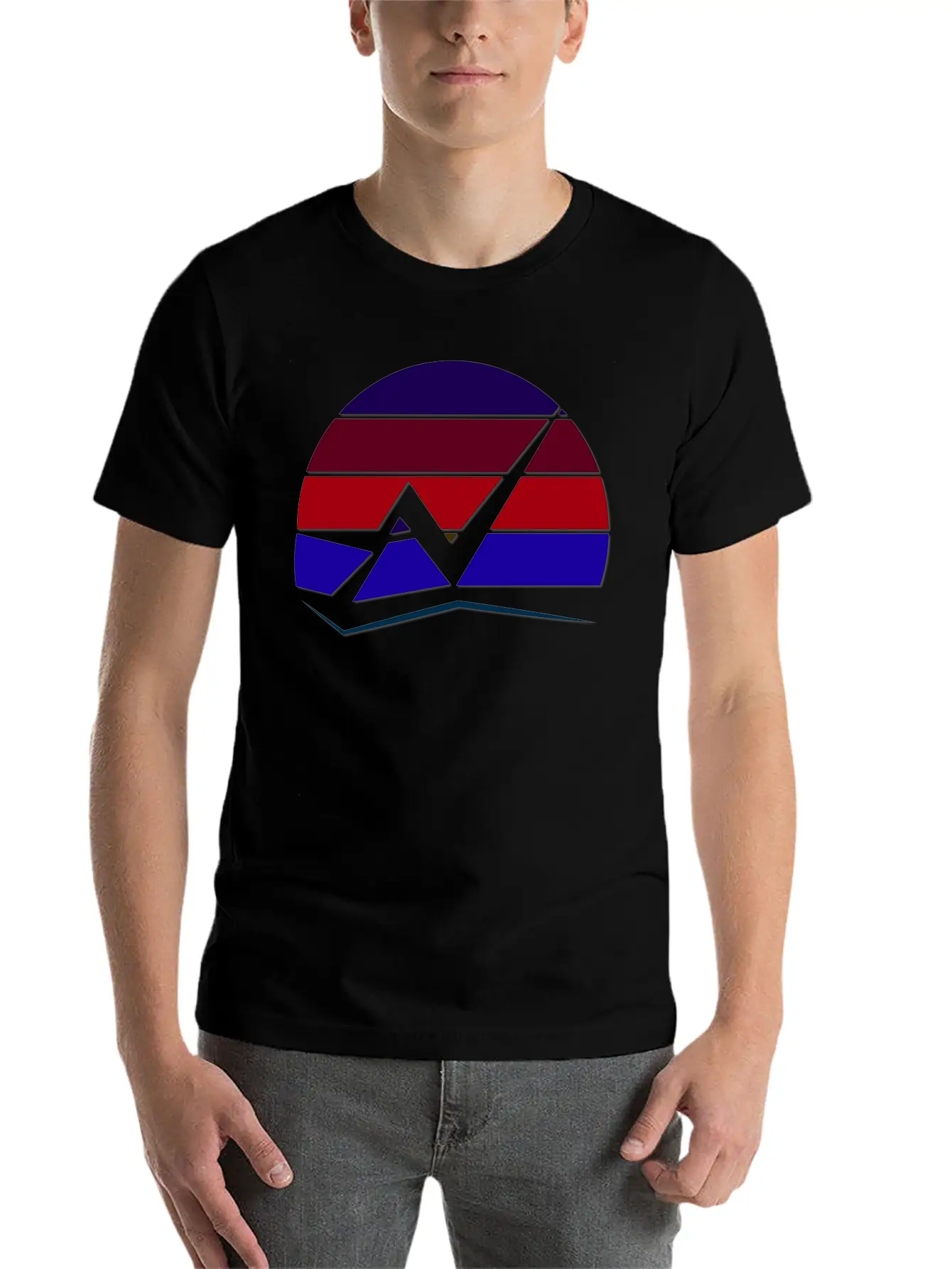 Geometric Inspiration Unisex Casual T-Shirt – Clean Design For Daily Comfort