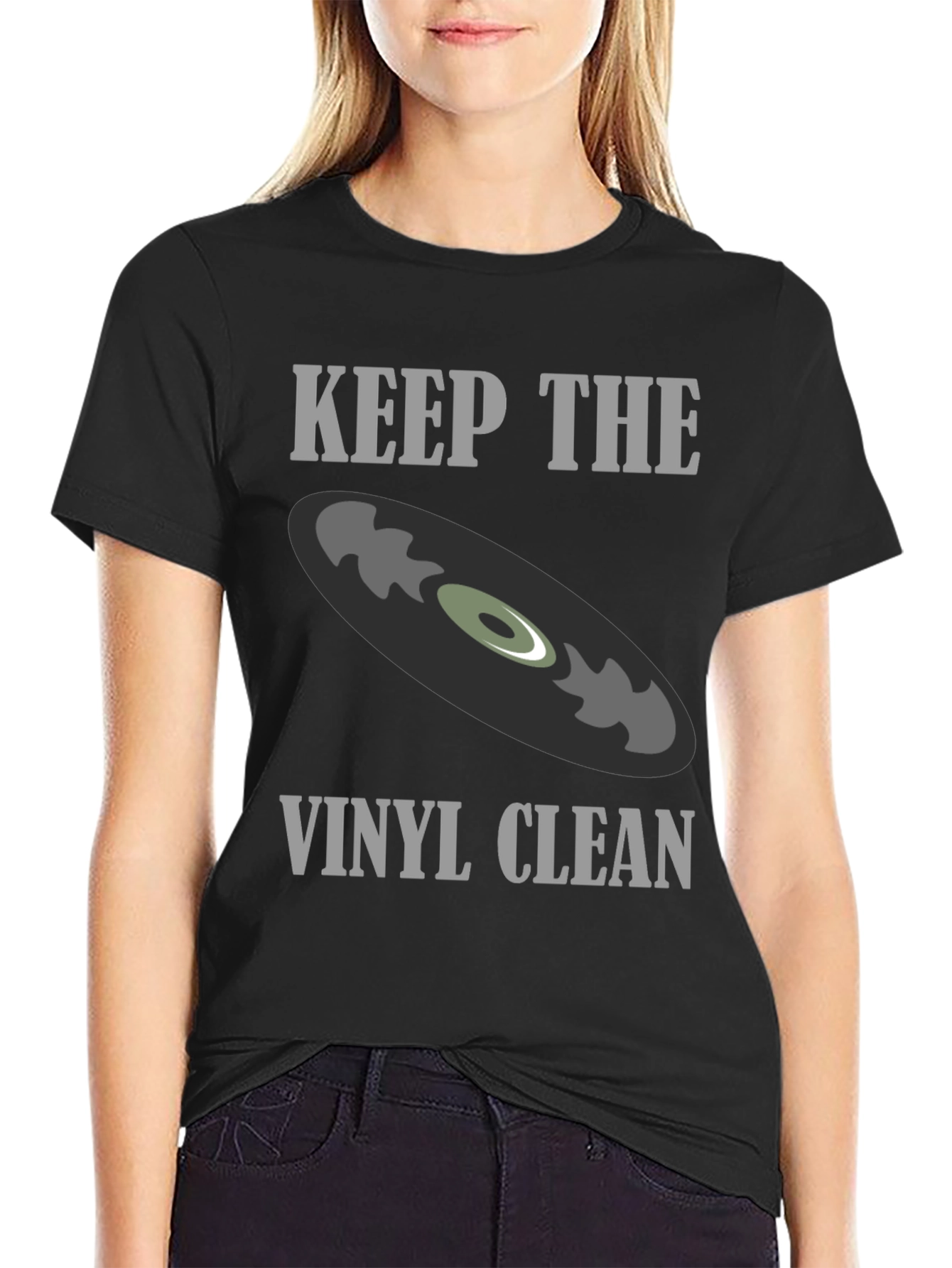 Keep The Vinyl Clean Graphic Tee