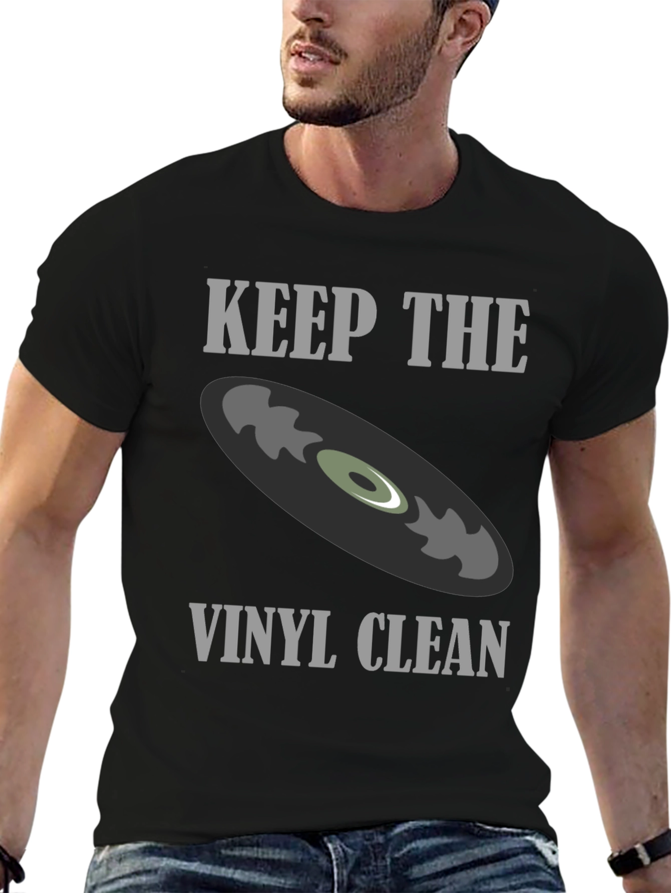 Keep The Vinyl Clean Graphic Tee