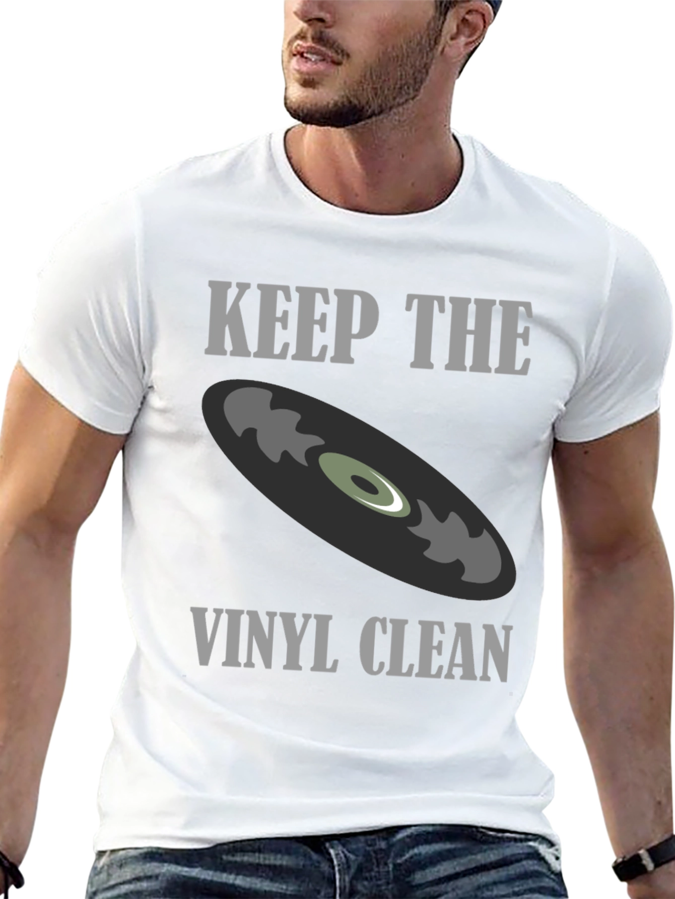 Keep The Vinyl Clean Graphic Tee