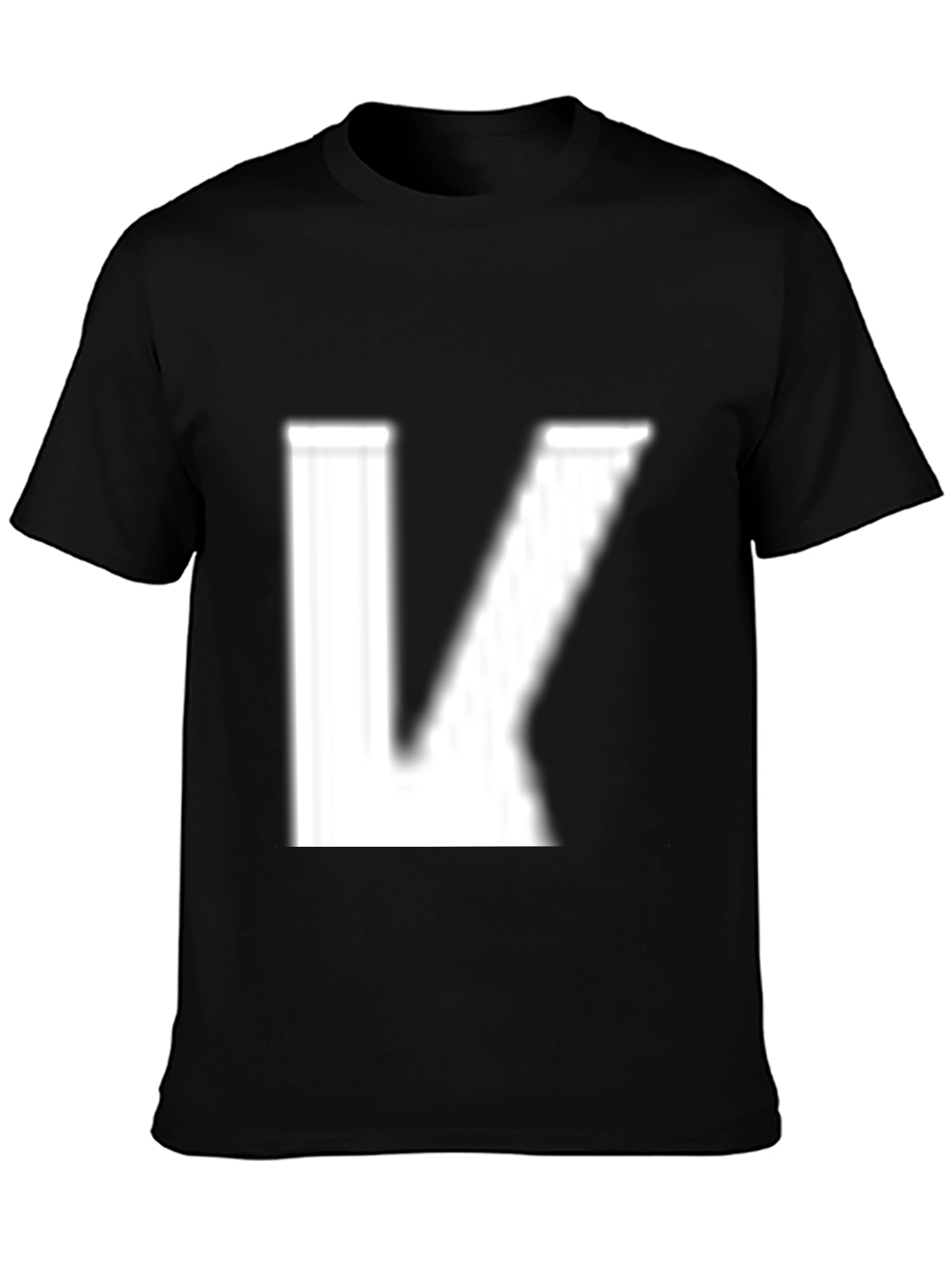 Letter K Graphic Print Tee - Modern Style