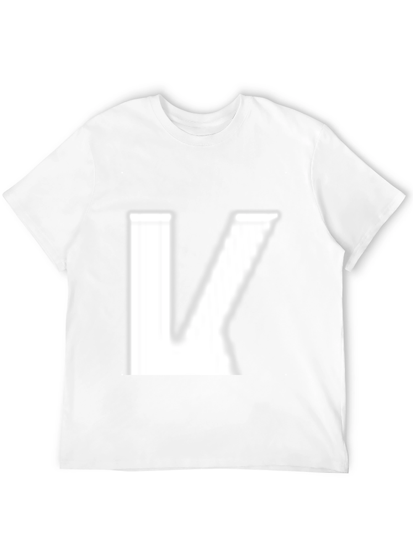 Letter K Graphic Print Tee - Modern Style