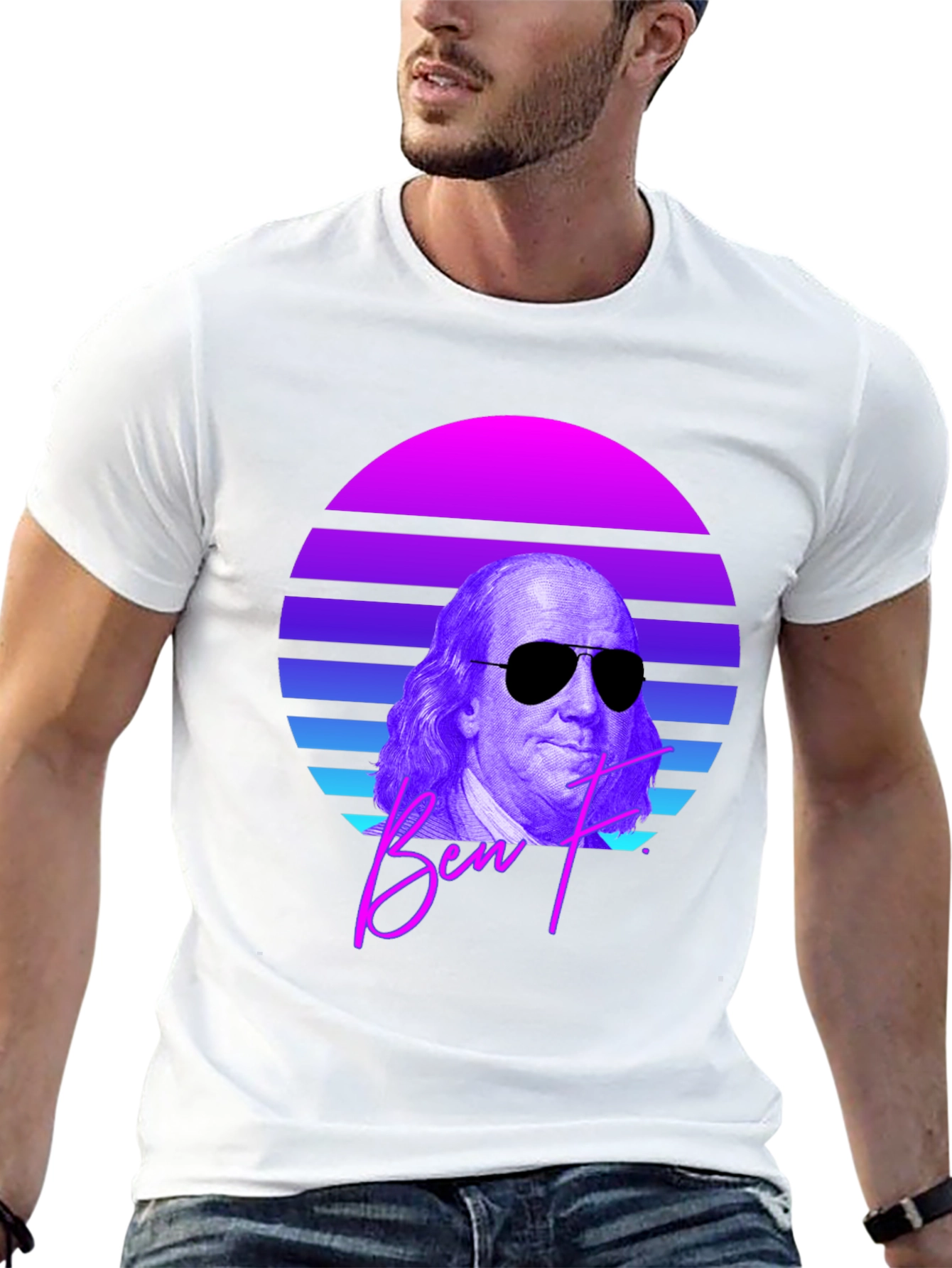 Retro Benjamin Franklin T-Shirt