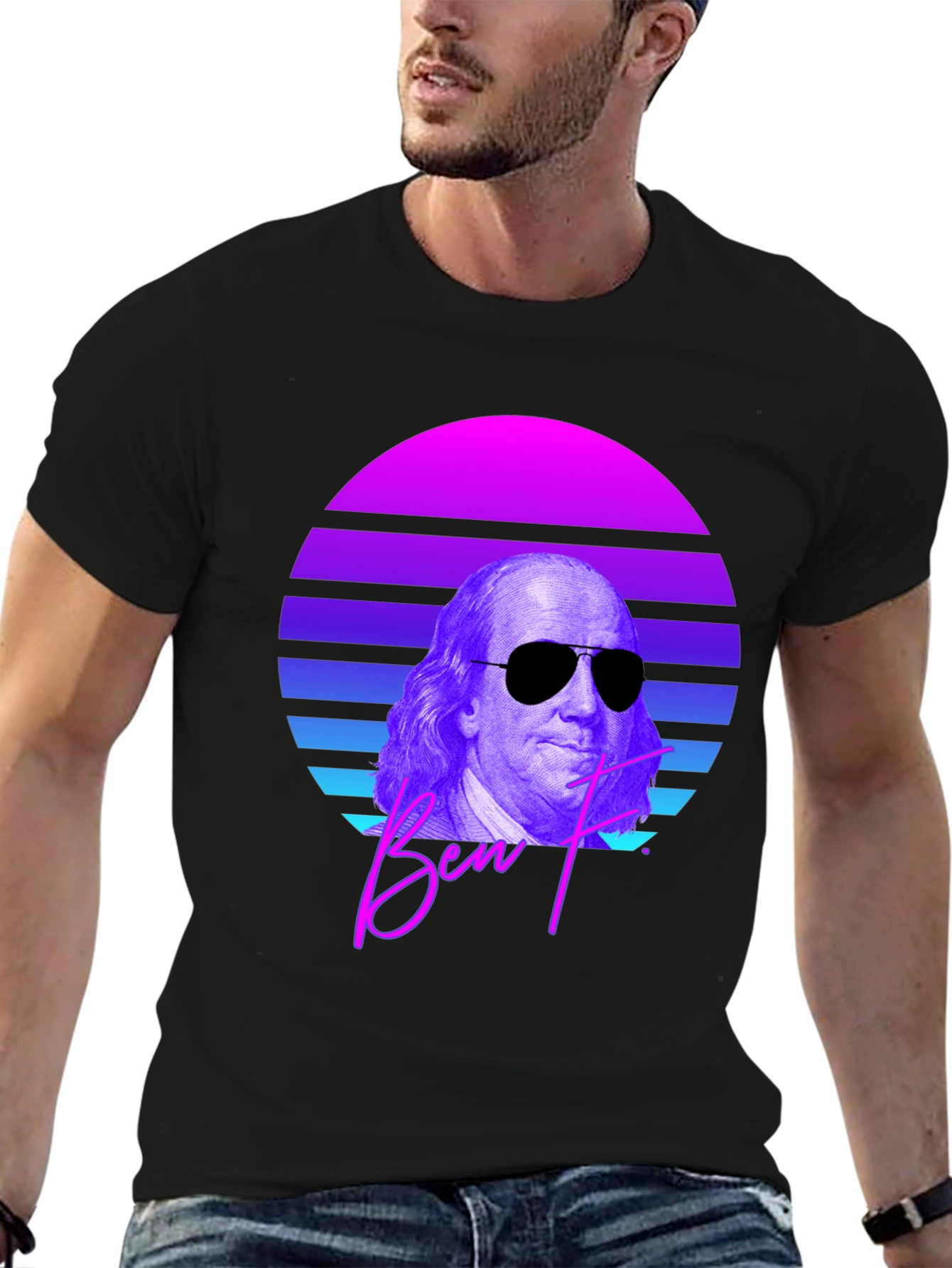 Retro Benjamin Franklin T-Shirt