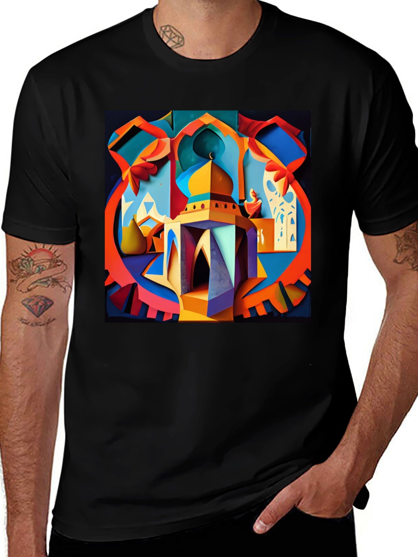 Geometric Mosque Art T-Shirt