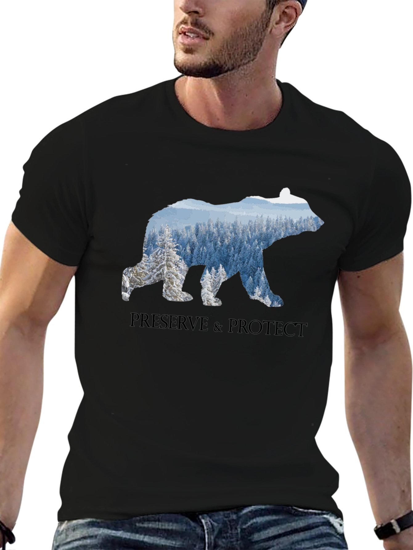 Preserve & Protect Bear Graphic T-Shirt