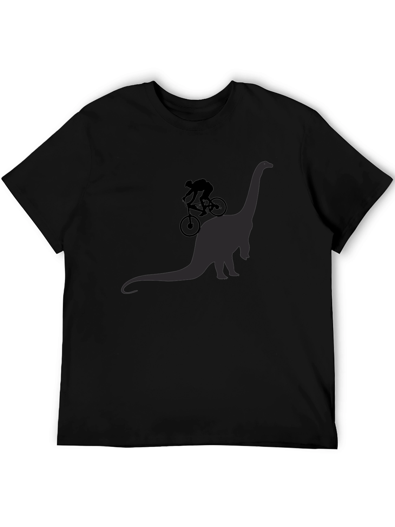 Dino Rider Tee - Black Graphic T-Shirt