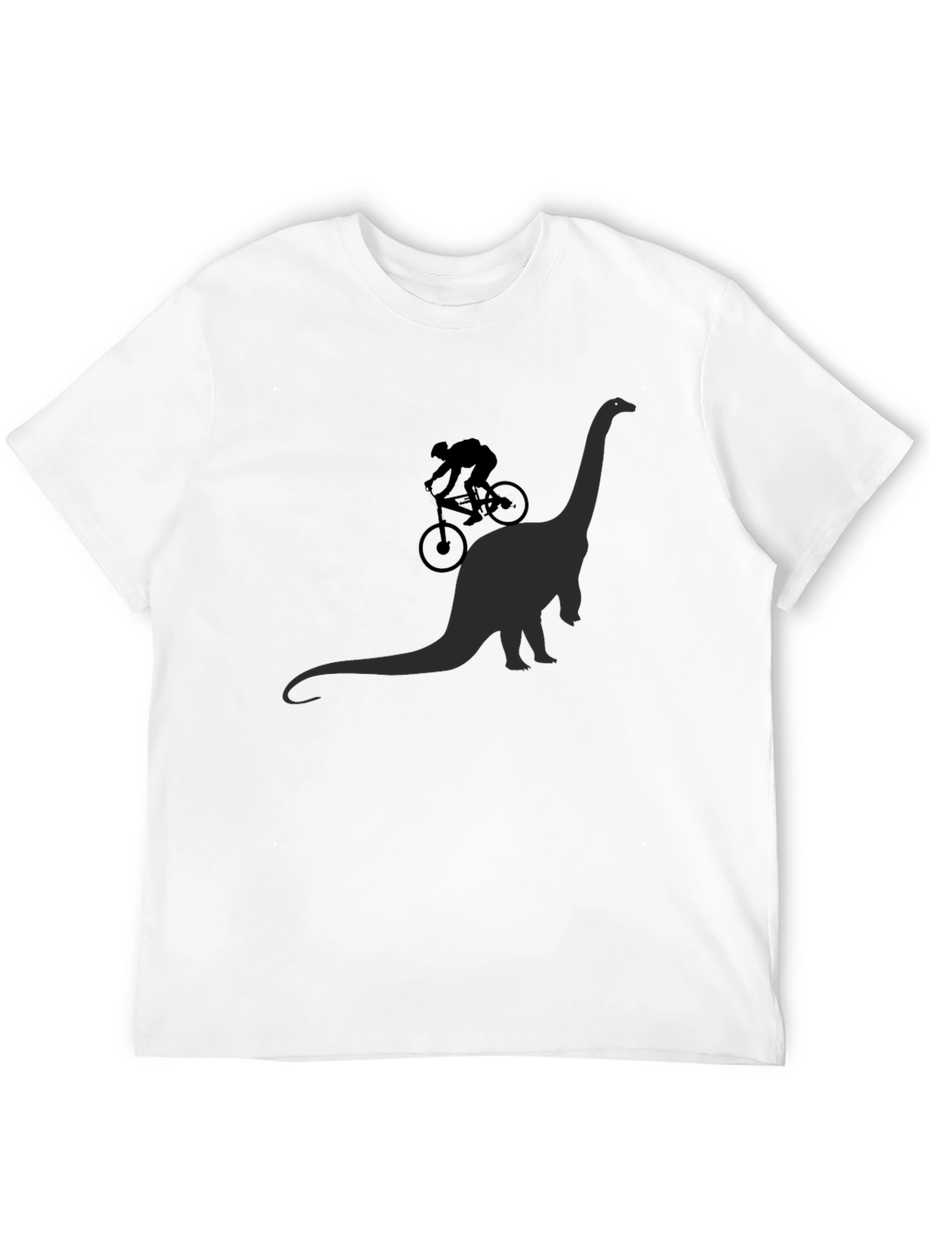 Dino Rider Tee - Black Graphic T-Shirt