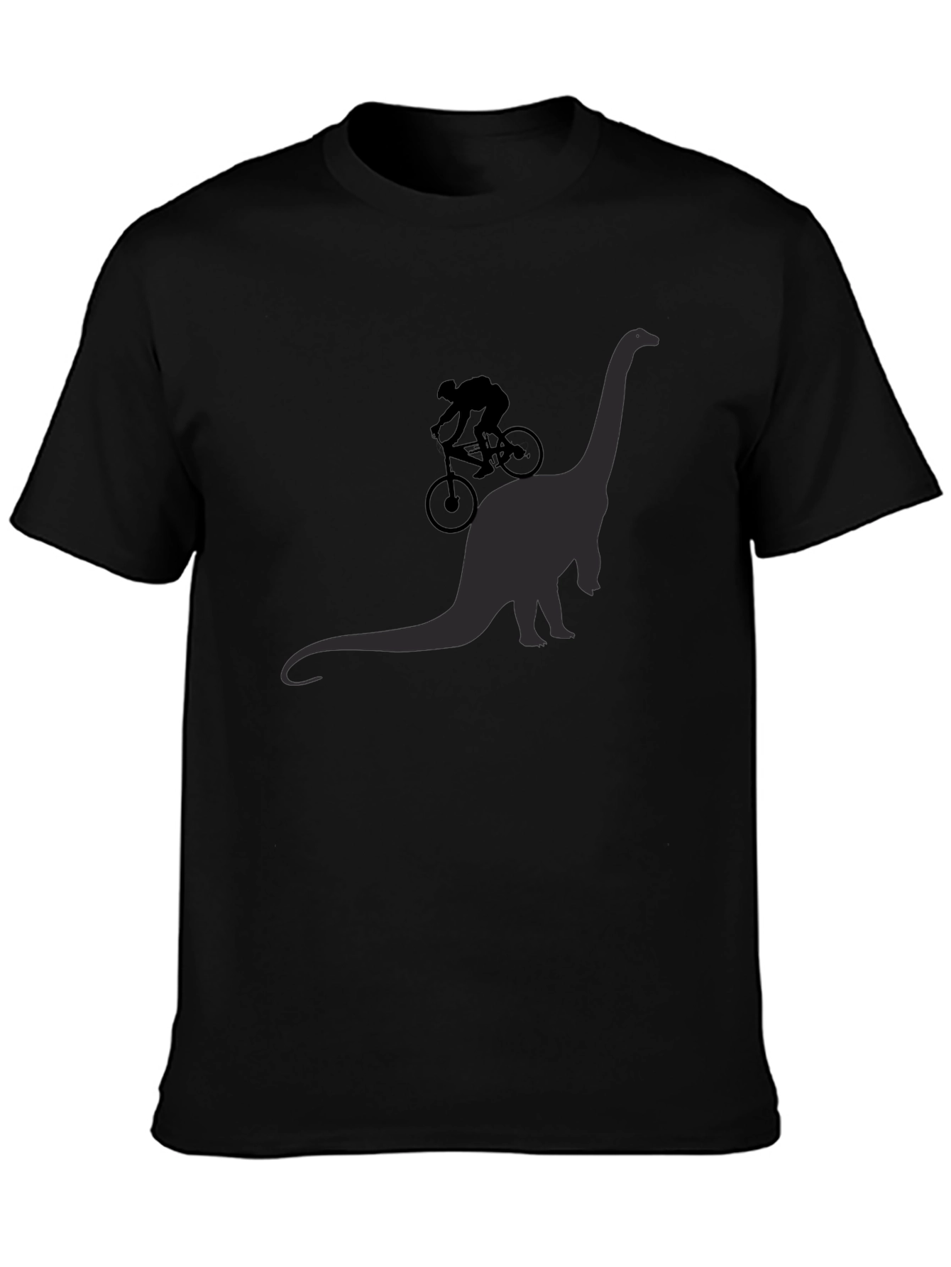 Dino Rider Tee - Black Graphic T-Shirt