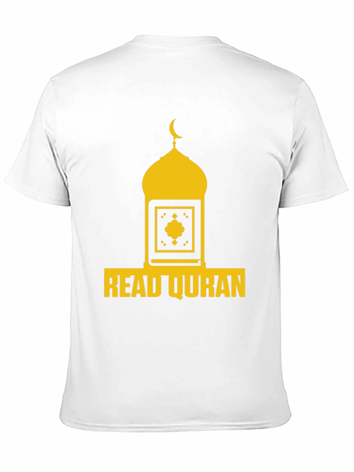 Read Quran T-Shirt - Islamic Mosque Crescent Design