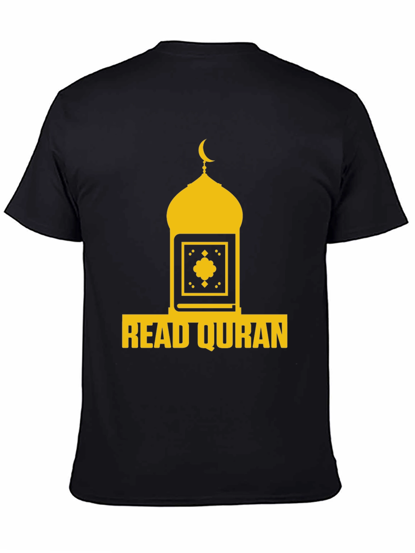 Read Quran T-Shirt - Islamic Mosque Crescent Design