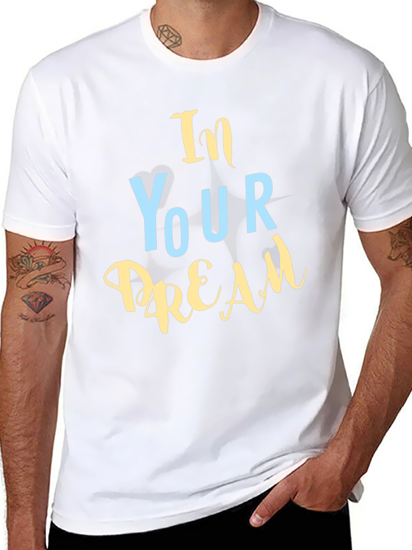 In Your Dream Black Graphic T-Shirt