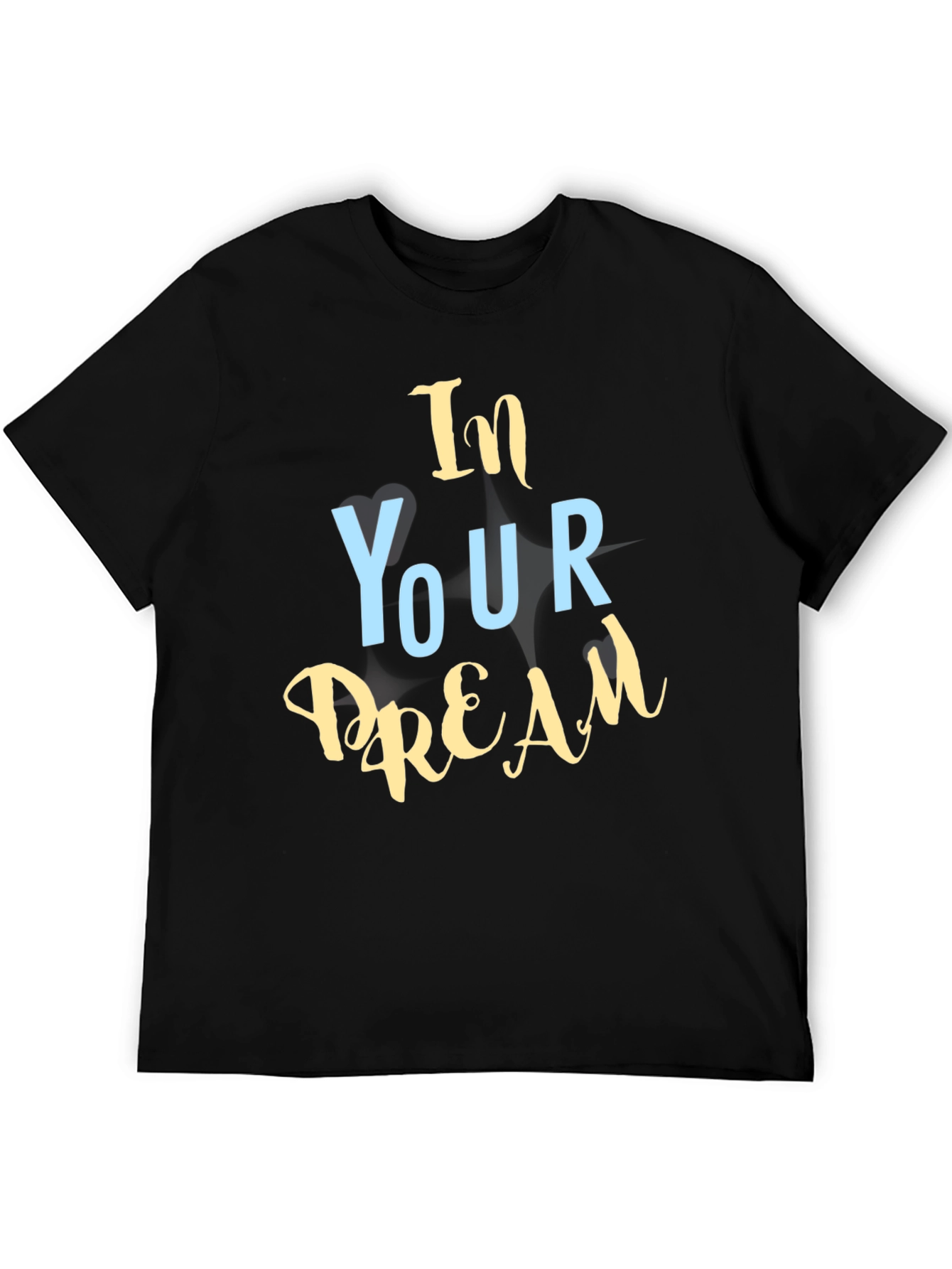In Your Dream Black Graphic T-Shirt
