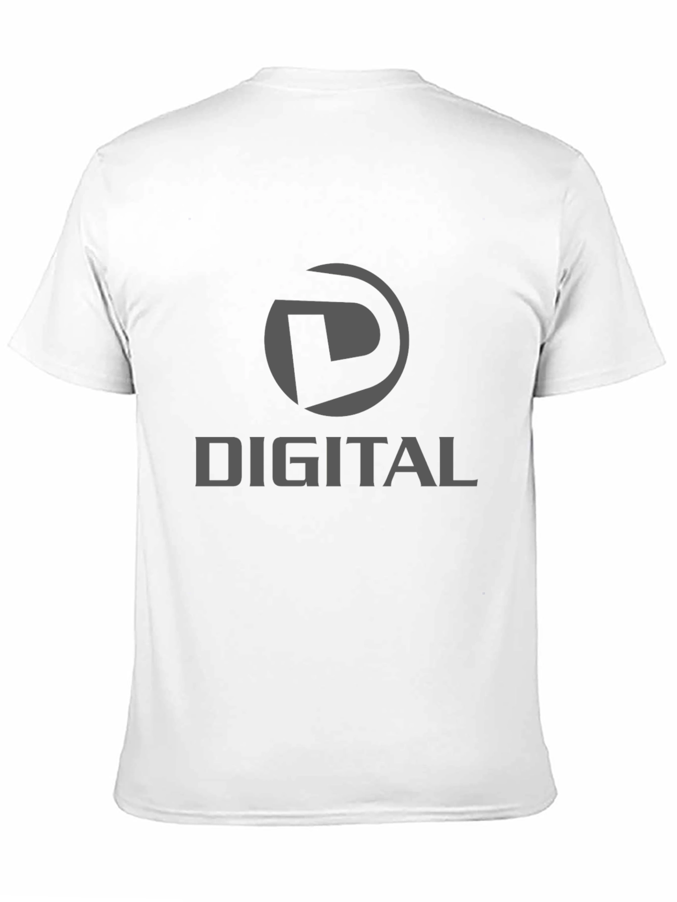 Digital Logo Graphic Black T-Shirt