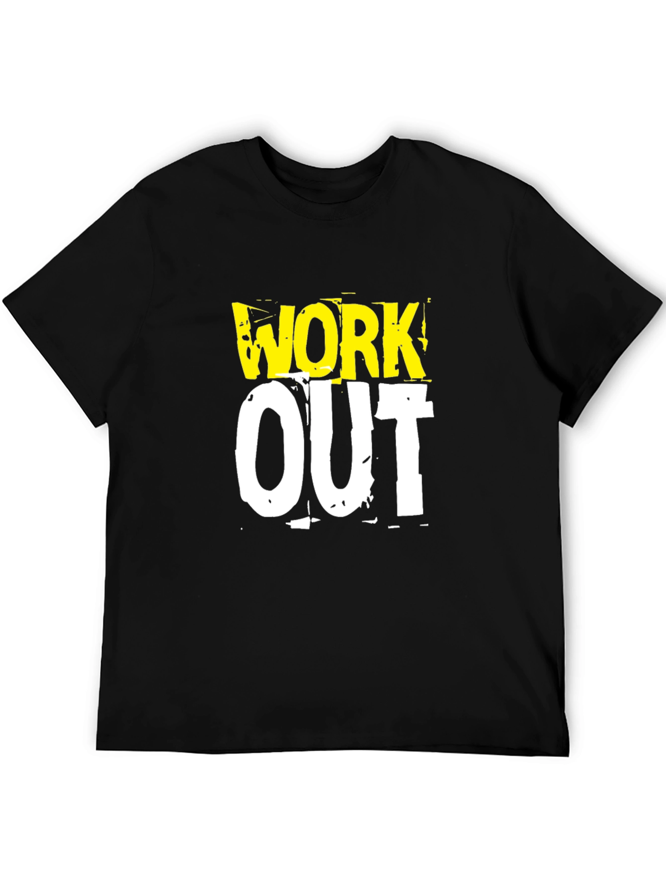 Work Out Graphic Print T-Shirt