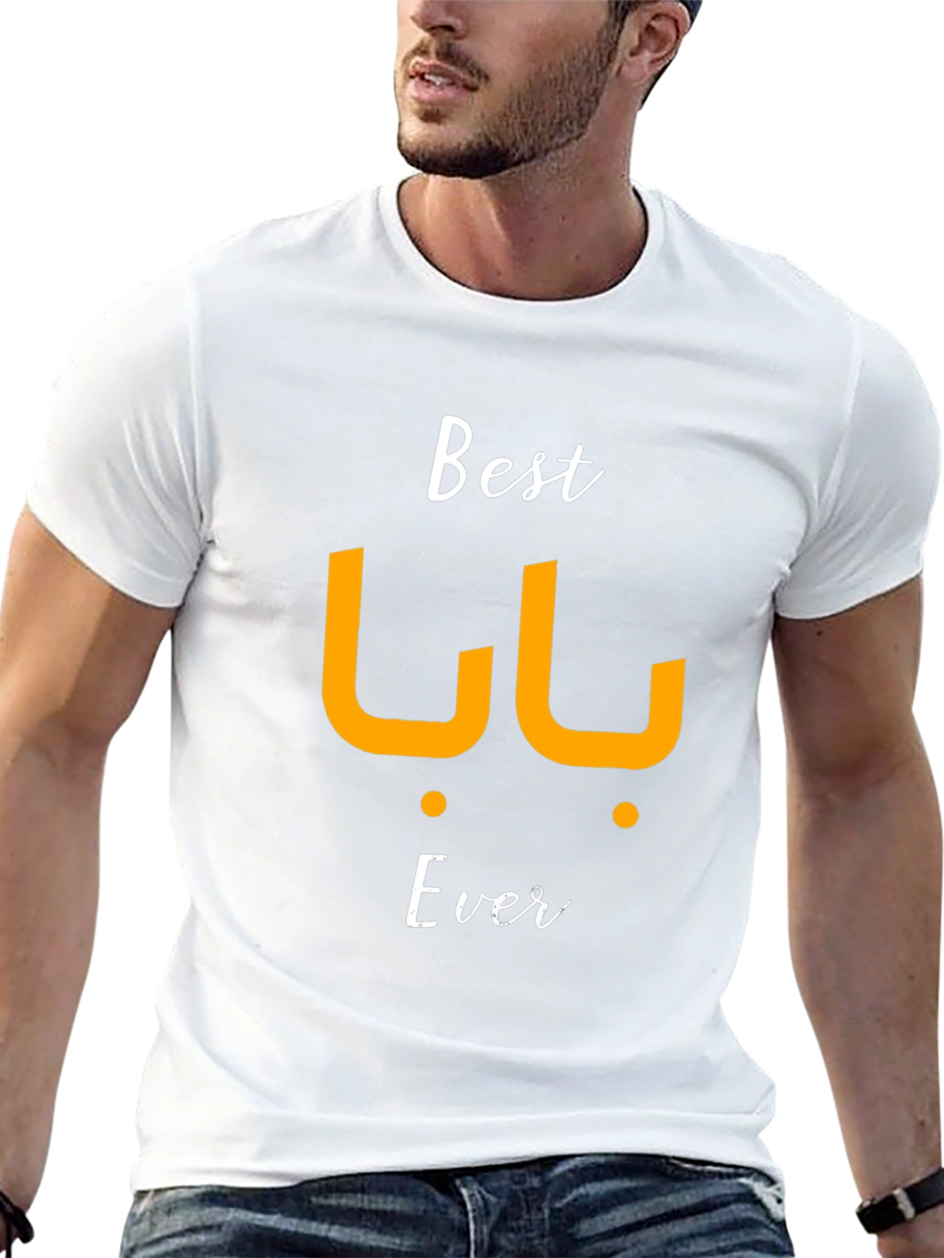 Best Baba Ever - Mens Black T-Shirt