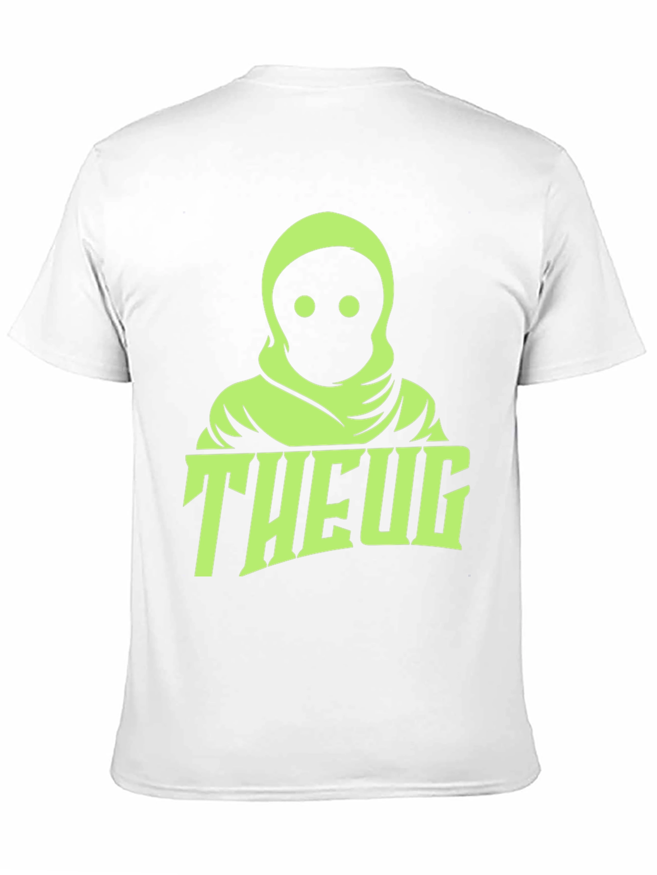 THEUG Black T-Shirt with Green Graphic