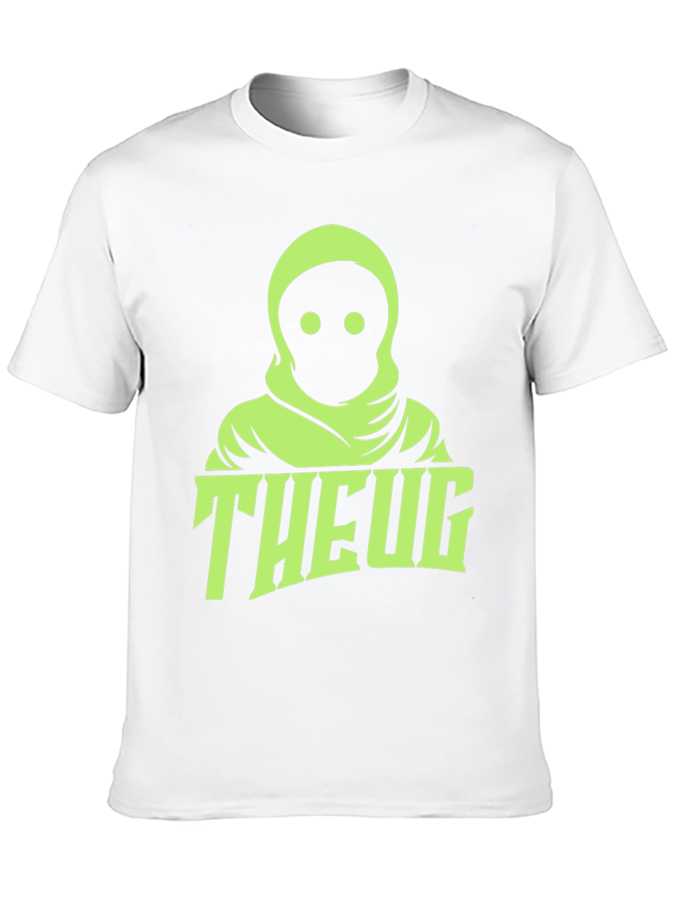 THEUG Black T-Shirt with Green Graphic