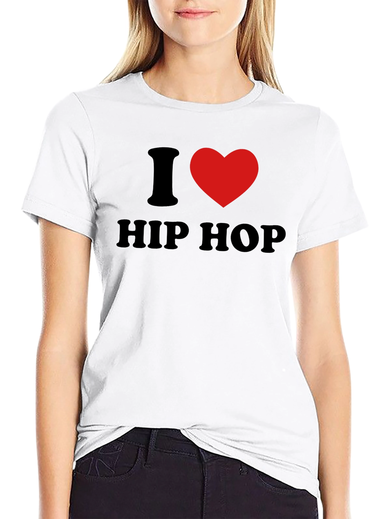 I Love Hip Hop Graphic T-Shirt