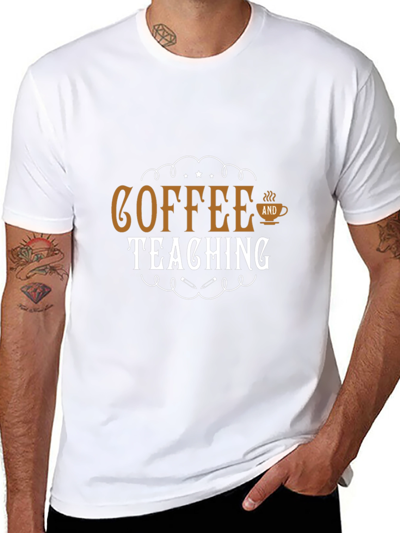 Coffee and Teaching Graphic T-Shirt