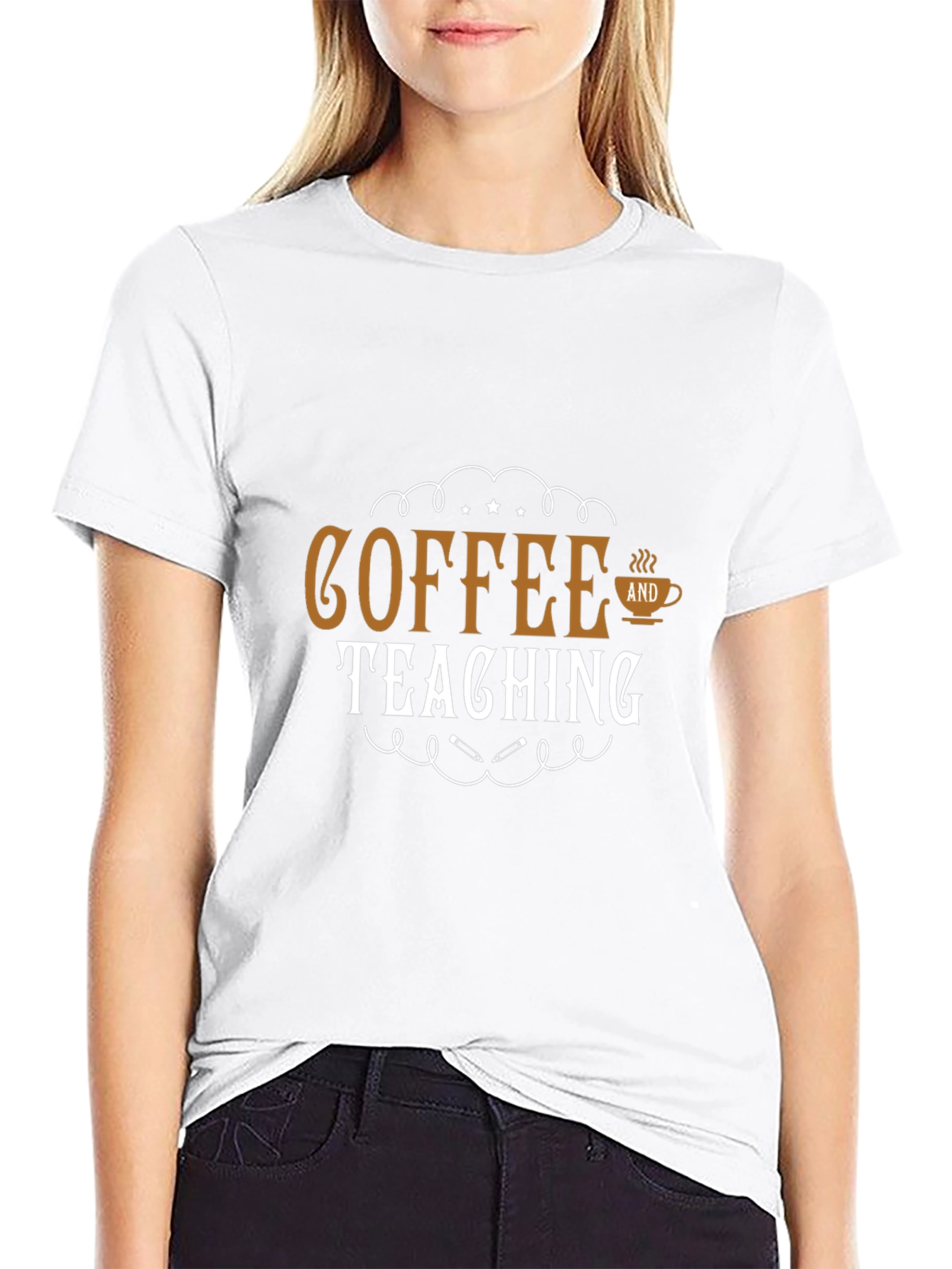 Coffee and Teaching Graphic T-Shirt