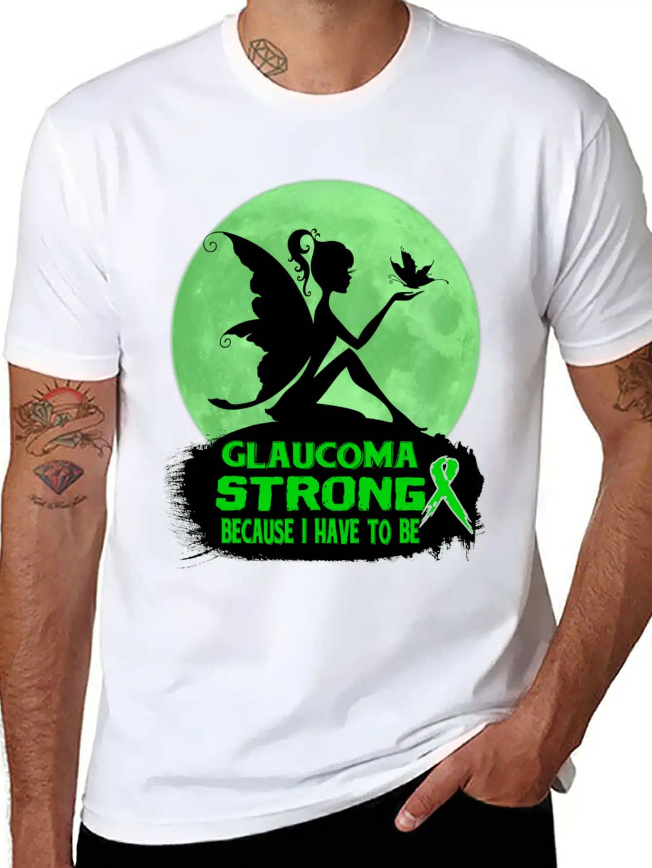 Glaucoma Awareness Unisex Casual T-Shirt – Clean Design For Daily Comfort