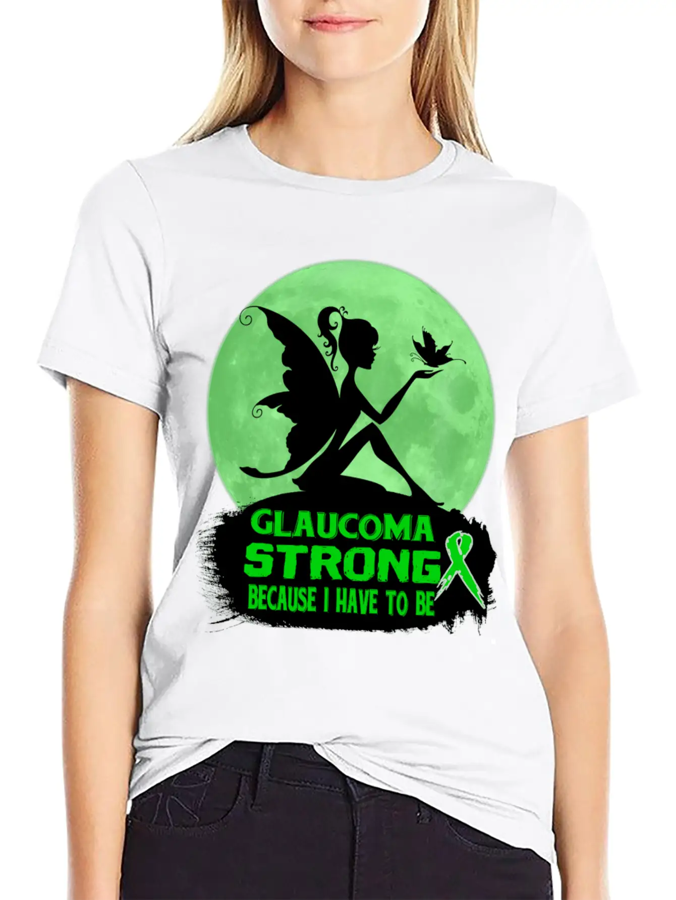 Glaucoma Awareness Unisex Casual T-Shirt – Clean Design For Daily Comfort
