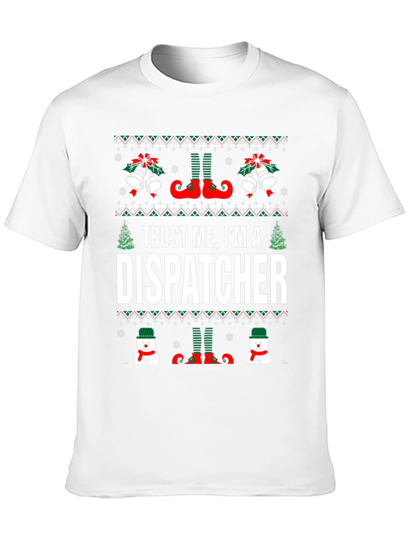 Trust Me Im A Dispatcher Christmas T-Shirt