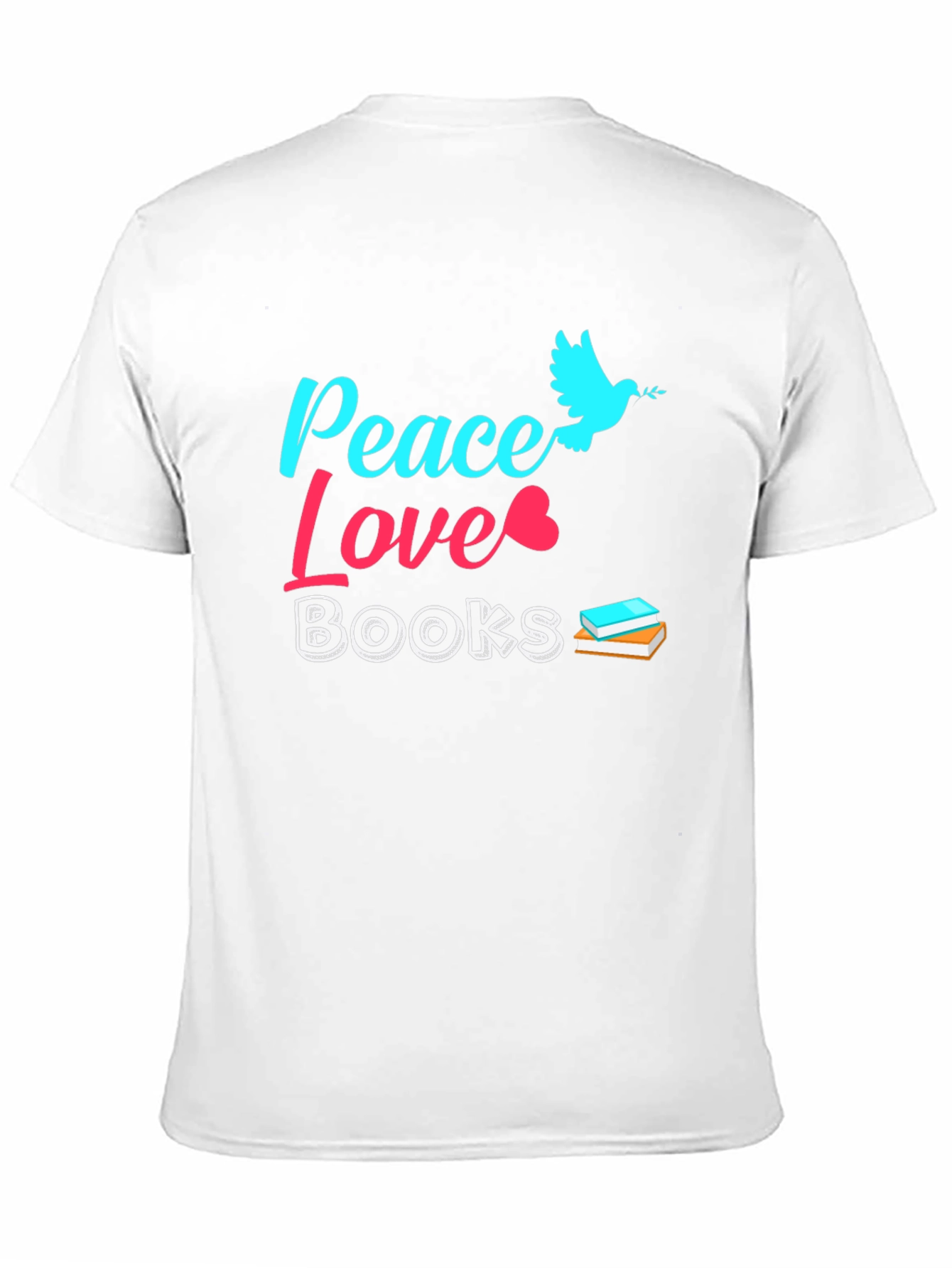 Peace Love Books Graphic Tee