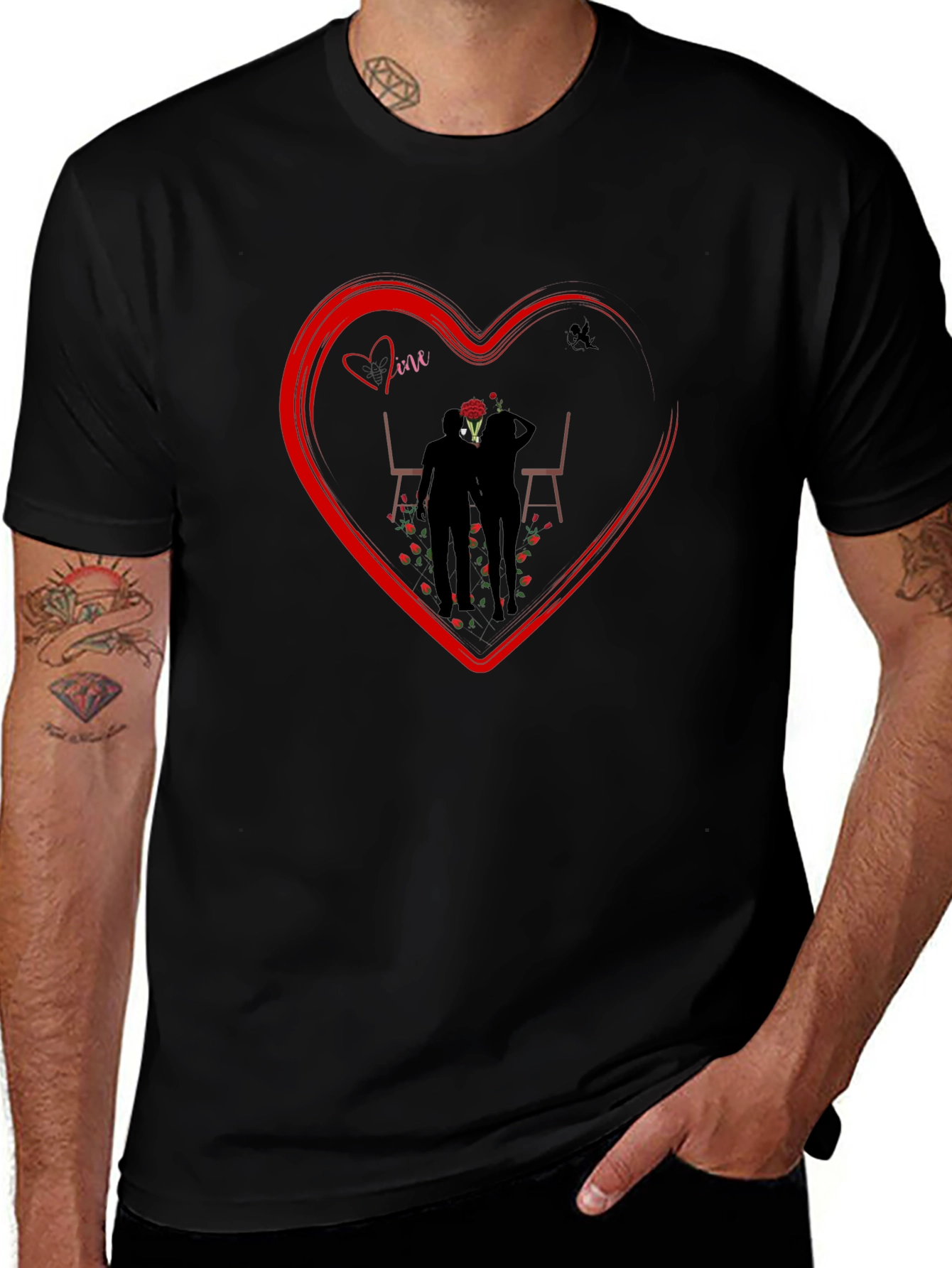 Love Romance Heart T-Shirt
