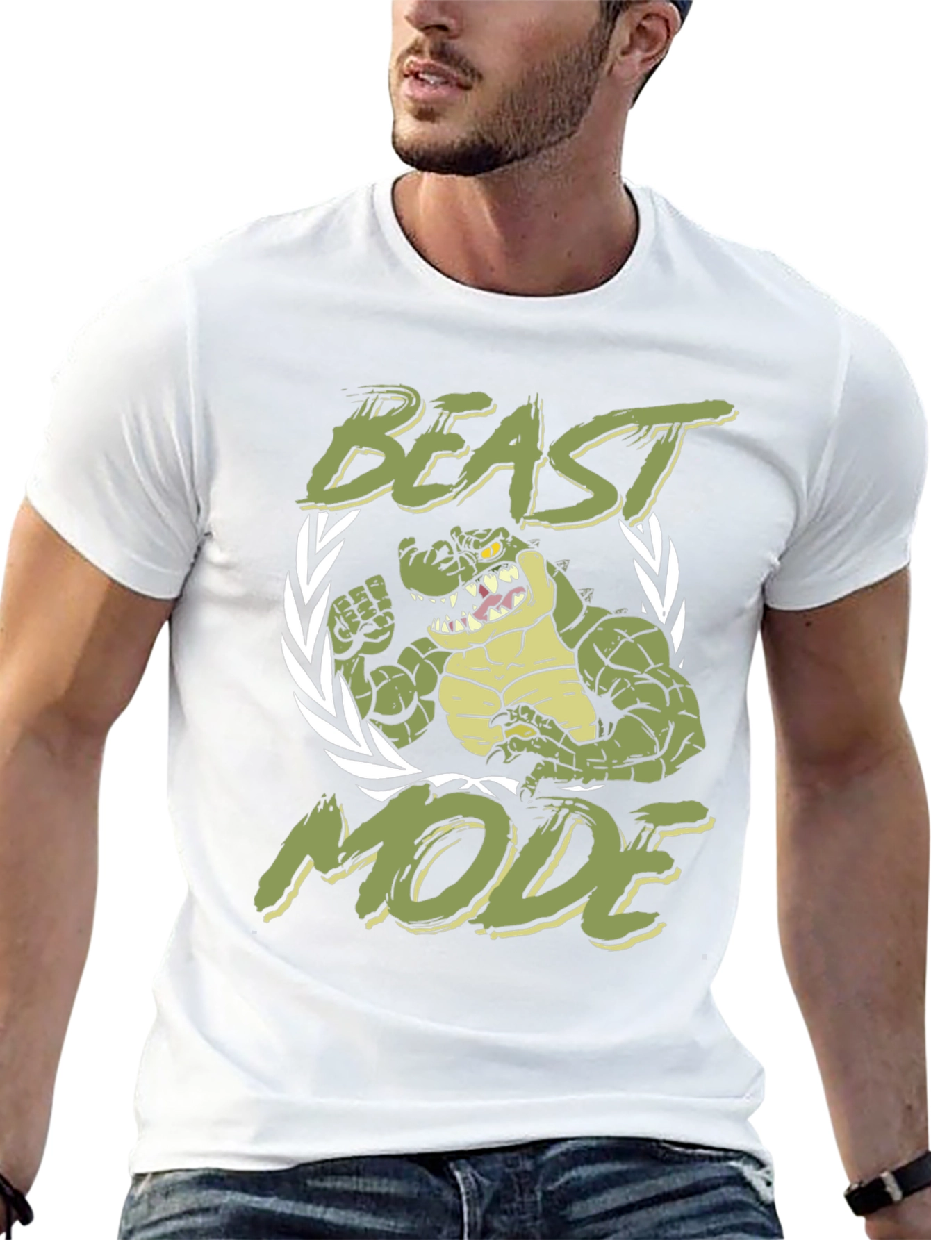 Beast Mode Alligator Graphic Tee