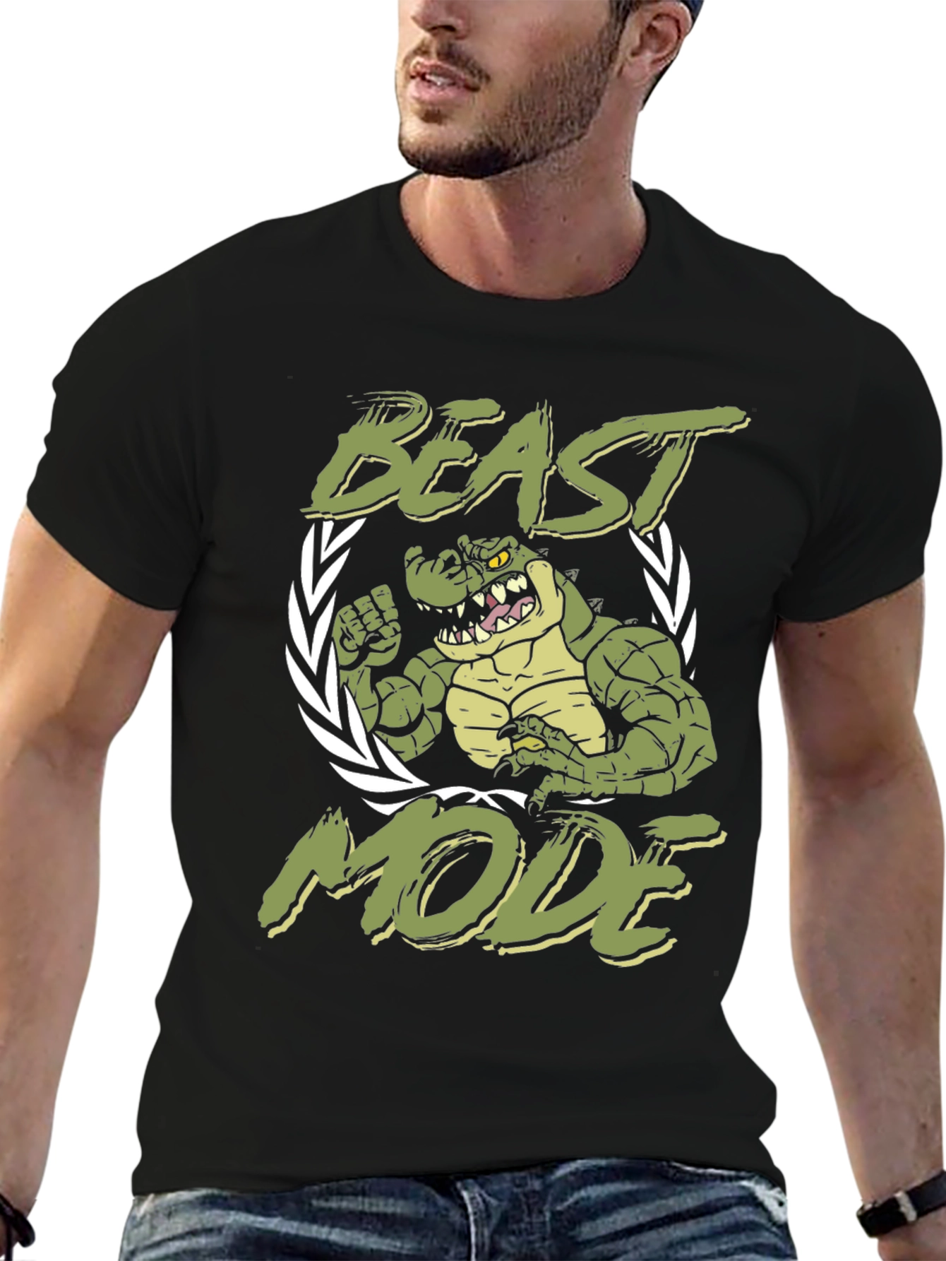 Beast Mode Alligator Graphic Tee