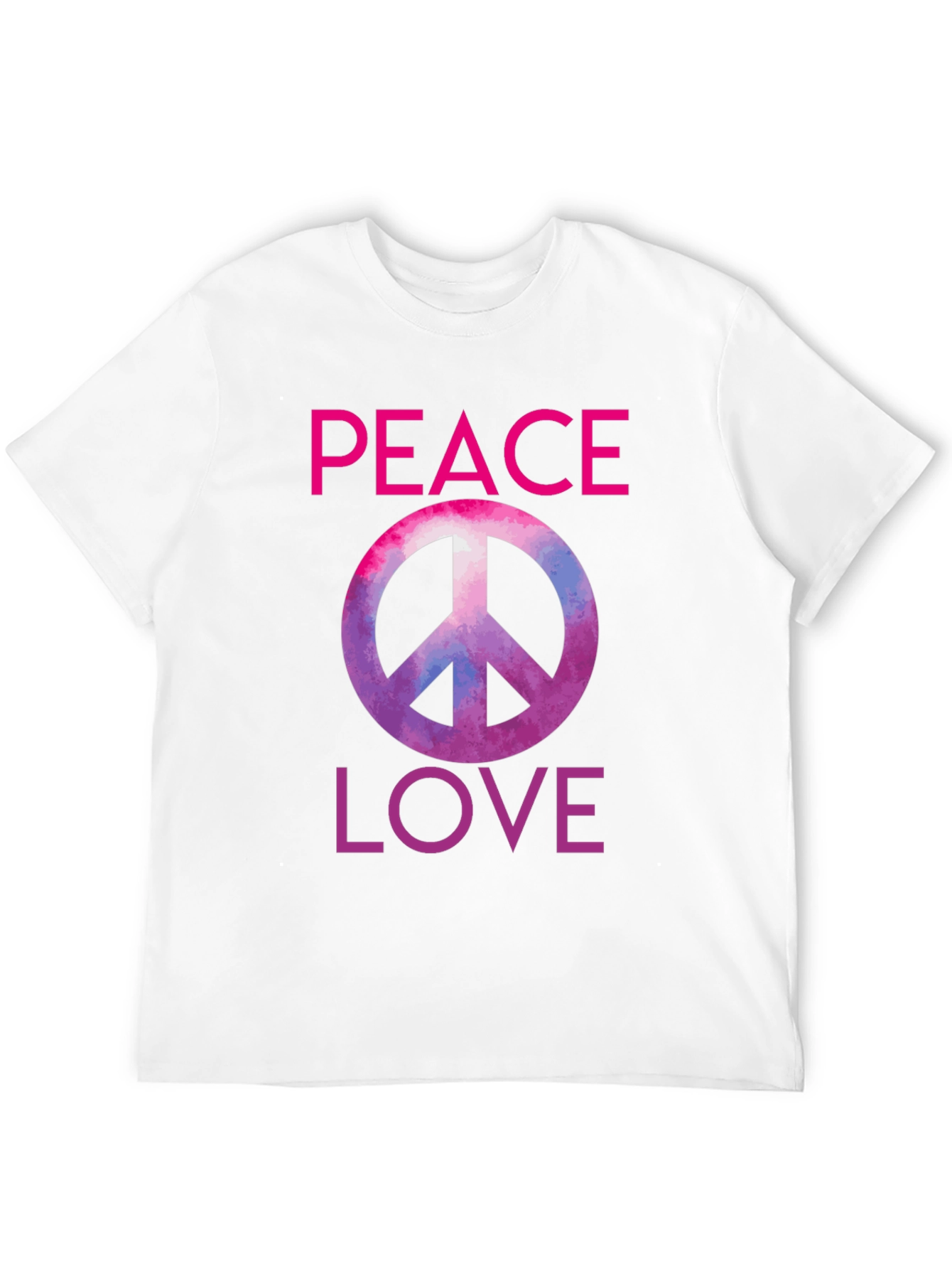 Peace Love Graphic Tee - Trendy Black T-Shirt