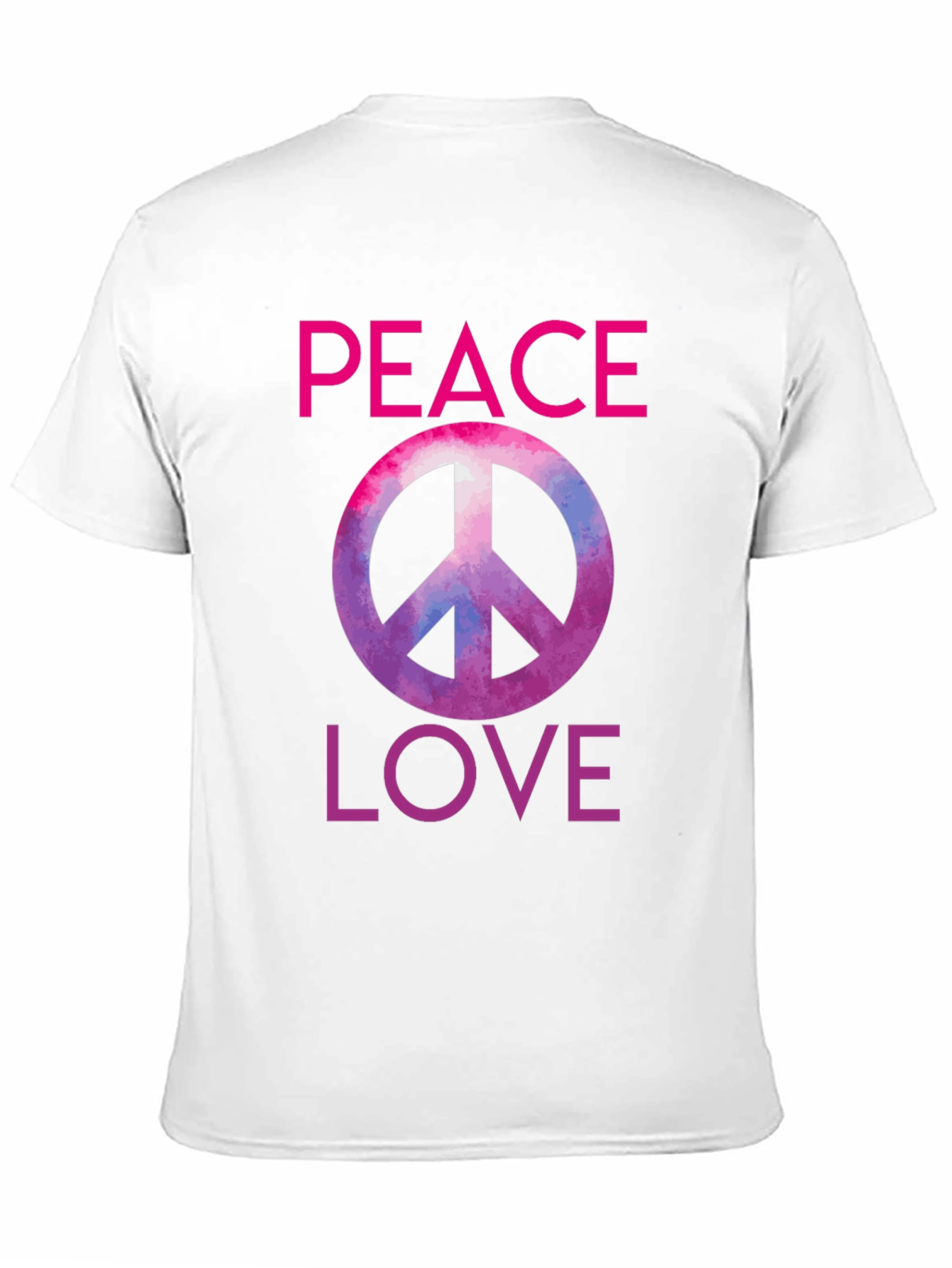 Peace Love Graphic Tee - Trendy Black T-Shirt