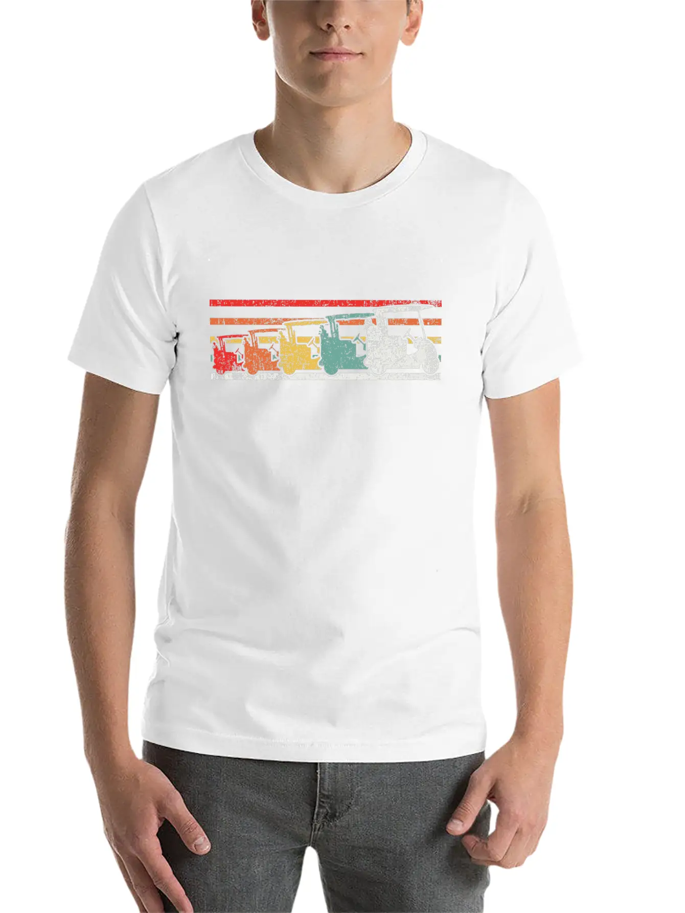 Golf Cart Golfer Golfing Unisex Casual T-Shirt – Clean Design For Daily Comfort
