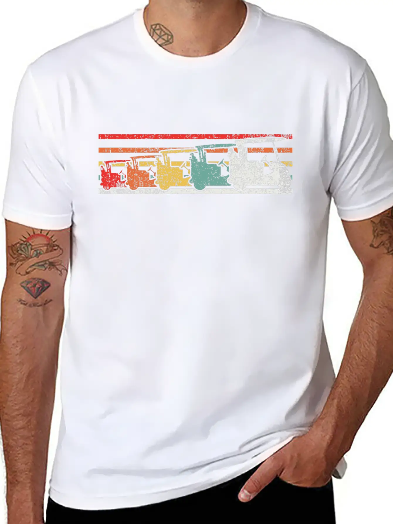 Golf Cart Golfer Golfing Unisex Casual T-Shirt – Clean Design For Daily Comfort