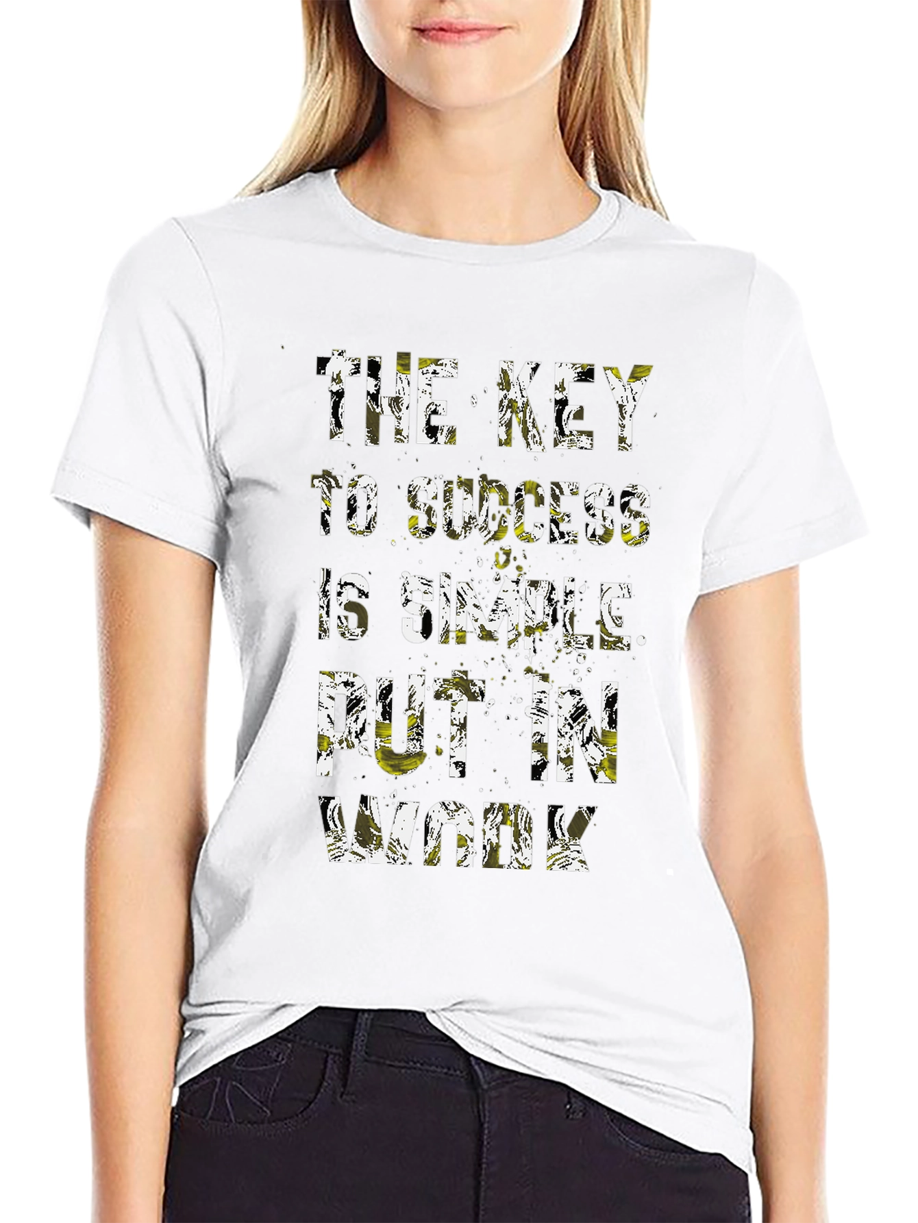 Success Key Graphic T-Shirt - Mens Black Tee
