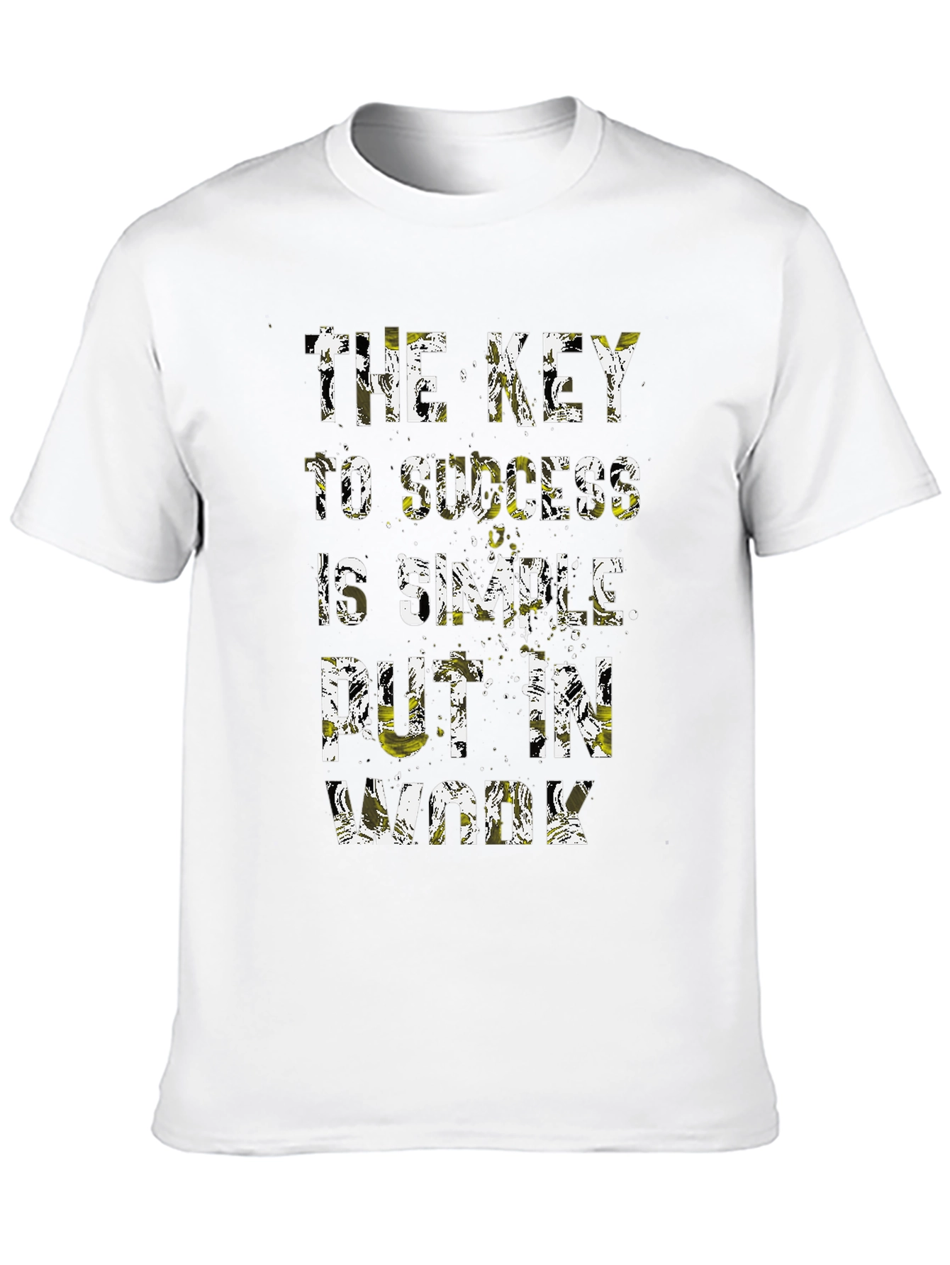 Success Key Graphic T-Shirt - Mens Black Tee
