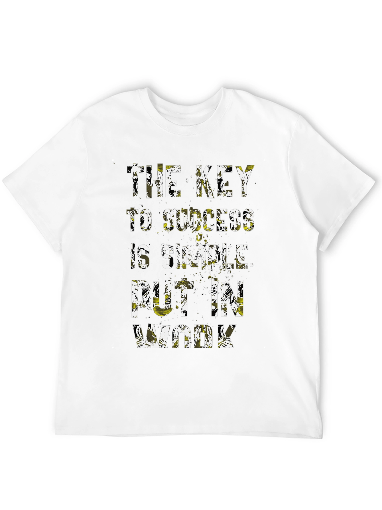 Success Key Graphic T-Shirt - Mens Black Tee