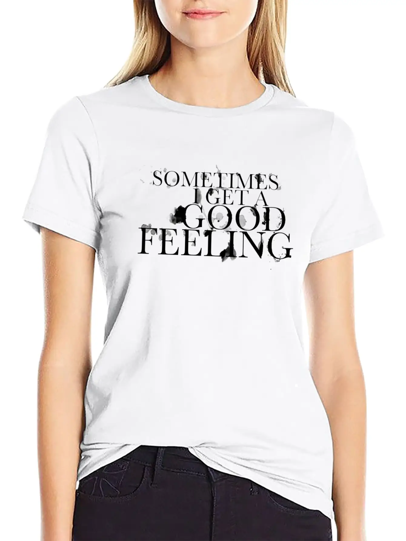 Good Feeling Unisex Casual T-Shirt – Clean Design For Daily Comfort