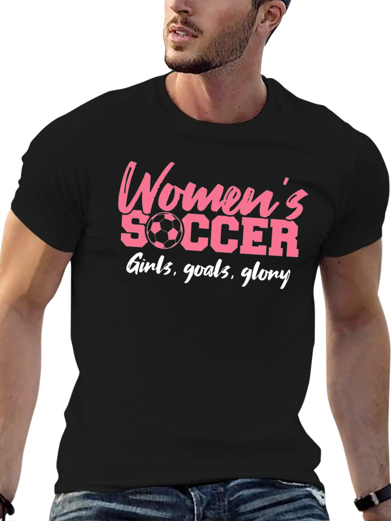 Womens Soccer Graphic Tee