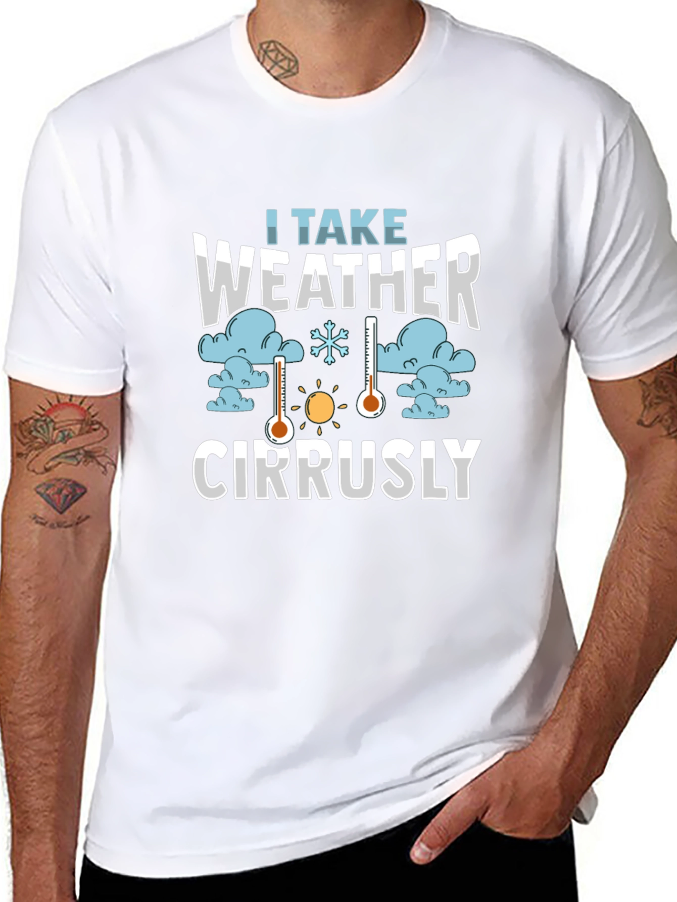 I Take Weather Cirrusly Graphic T-Shirt