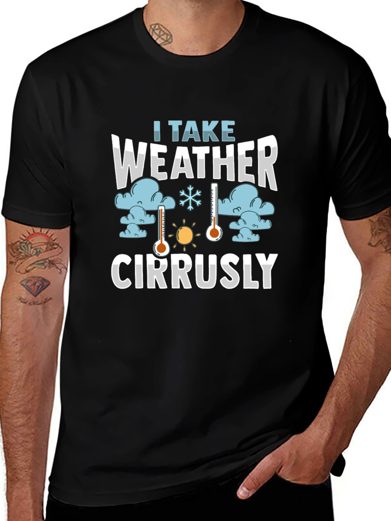 I Take Weather Cirrusly Graphic T-Shirt