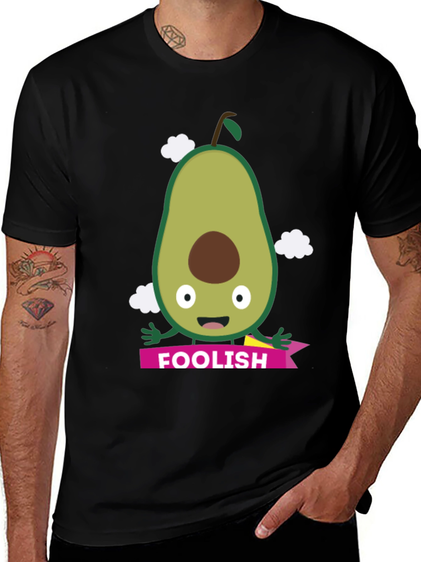 Foolish Avocado T-Shirt - Funny Graphic Tee