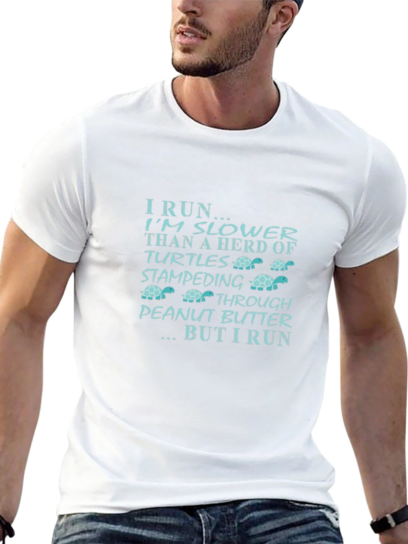 I Run Slower Turtle Humor T-Shirt