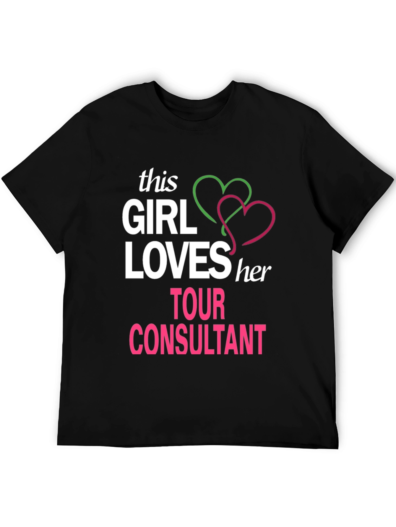 Tour Consultant Lover T-Shirt - Black Graphic Tee